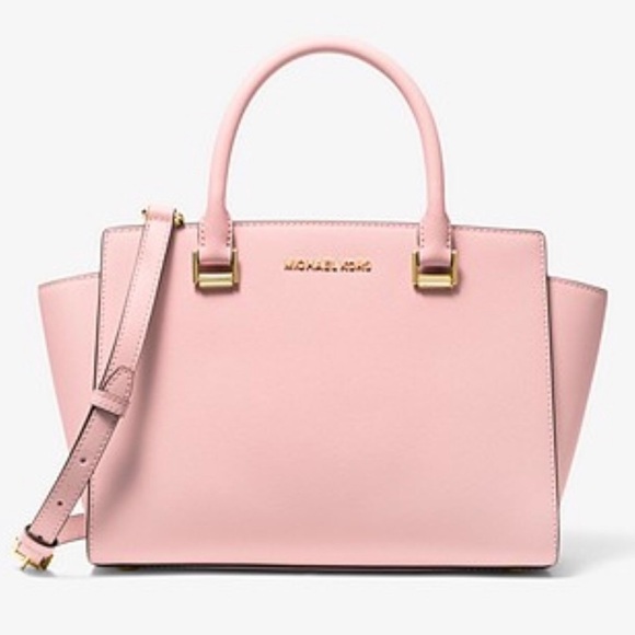NEW Michael Kors Selma Saffiano Leather Satchel - Picture 1 of 9